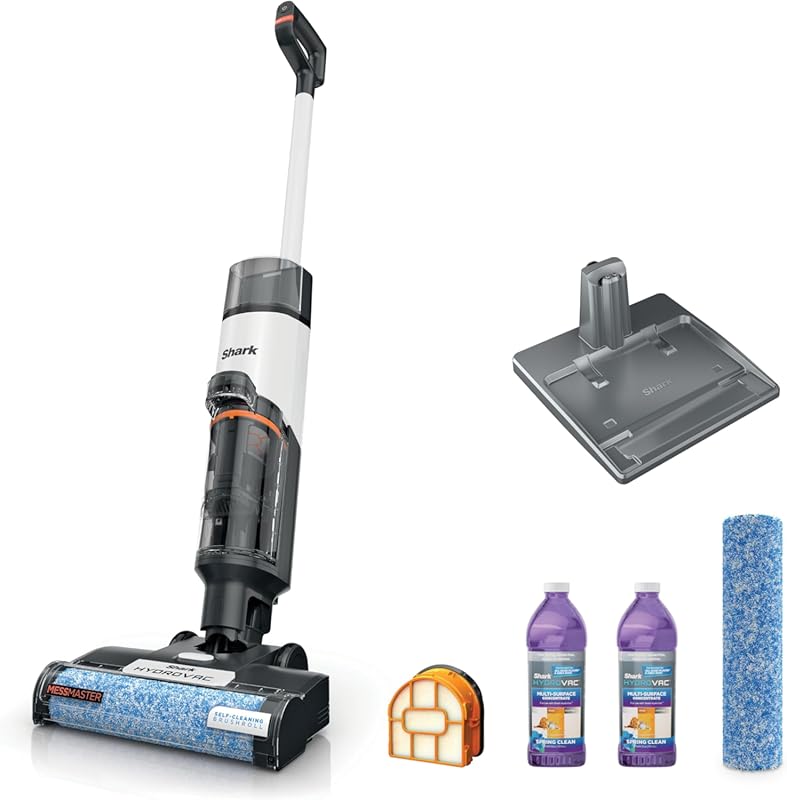 Shark HydroVac MessMaster AW261 Wet Dry Vacuum Mop Combo, Self-Cleanin