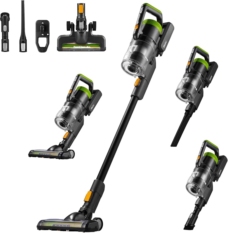 5 Expert Picks: Best Cordless Vacuum Deals You Can Trust 2 Eureka Lightweight Cordless Stick Vacuum for Hard Floors: LED Headligh