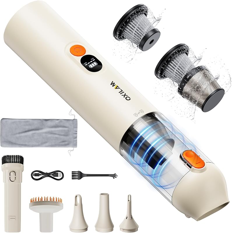 The 5 Best Portable Vacuums: Expert Tested, Top Quality Finds 1 OXILAM Portable Cordless Handheld Vacuum: High Power, 2-in-1 Blow & Su