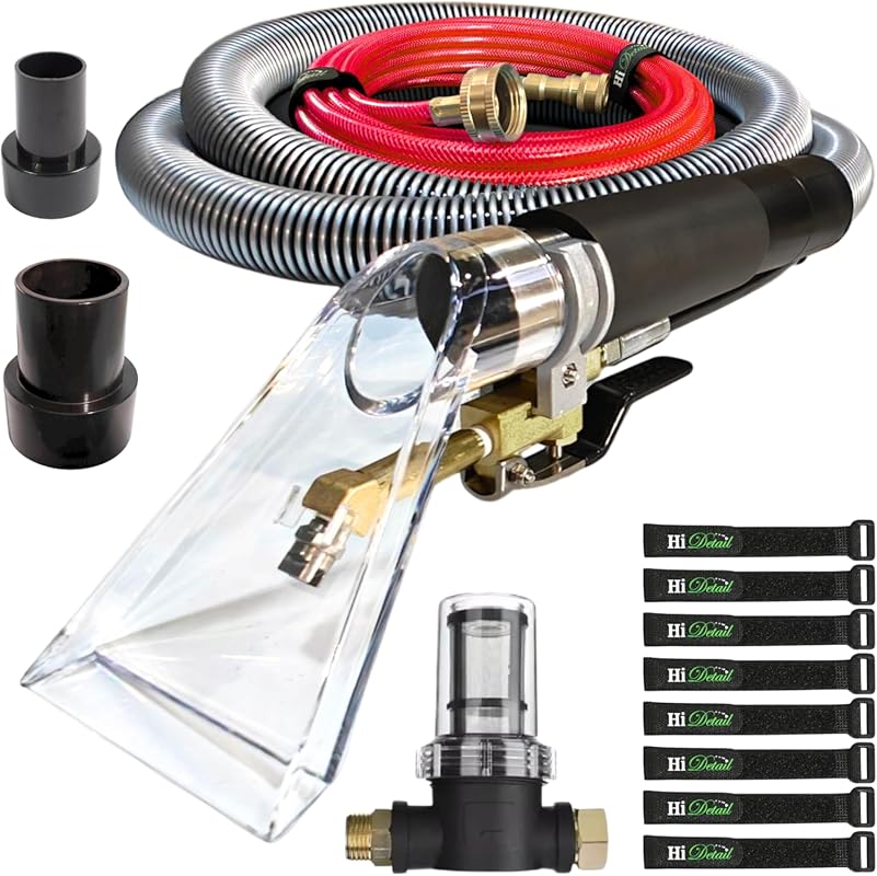 Hi Detail Extractor Kit: Converts Your Vacuum into a Car Detailing Uph