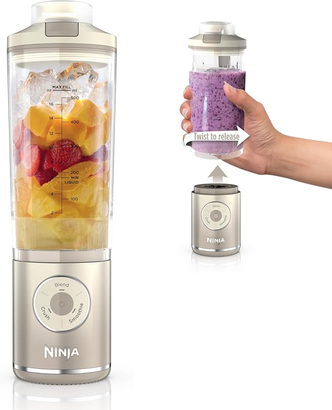 Ninja Blast Max Portable Blender, Cordless, 22 oz Vessel, Leakproof fo