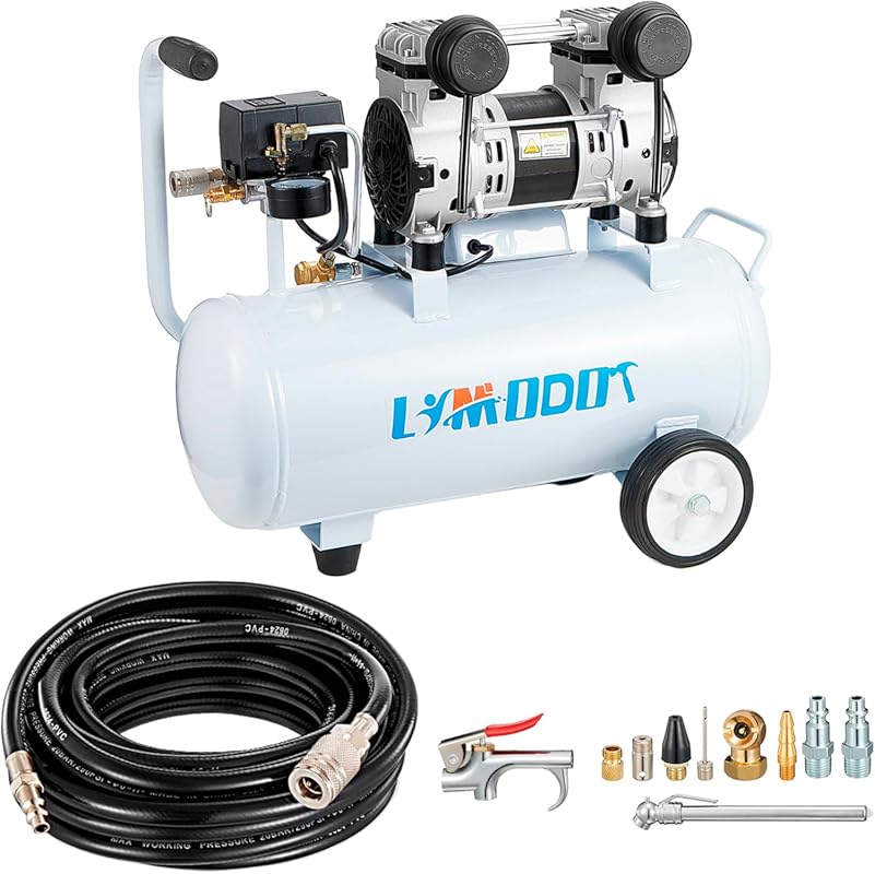 5 Best Air Compressors for Pneumatic Tools: Expert Picks 3 5 Gallon Quiet Oil-Free Air Compressor, 68dB with 2.8 CFM at 90 PSI fo