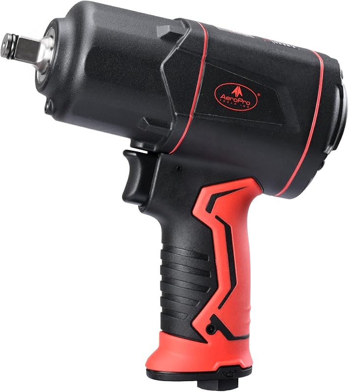 AEROPRO TOOLS 1/2-Inch Composite Air Impact Wrench, delivering 1380 ft