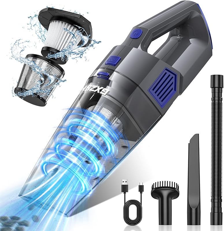 Top 5 Best-Rated Cordless Hand Vacuums: Expert Picks for Quality 5 Portable Cordless Handheld Vacuum with Strong Suction for Car, Home, a