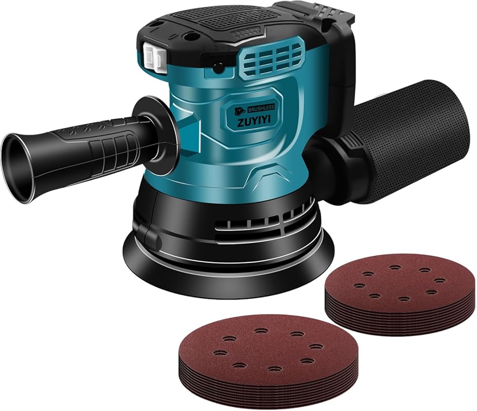 Best Cordless Random Orbital Sander for Makita 18V, 5-Inch, Variable S