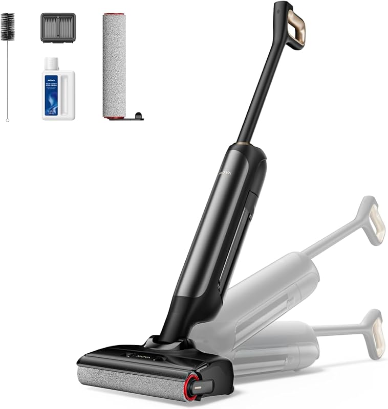 MOVA M10 Cordless Wet Dry Vacuum Mop: Hard Floor, Self-Cleaning, Dual-