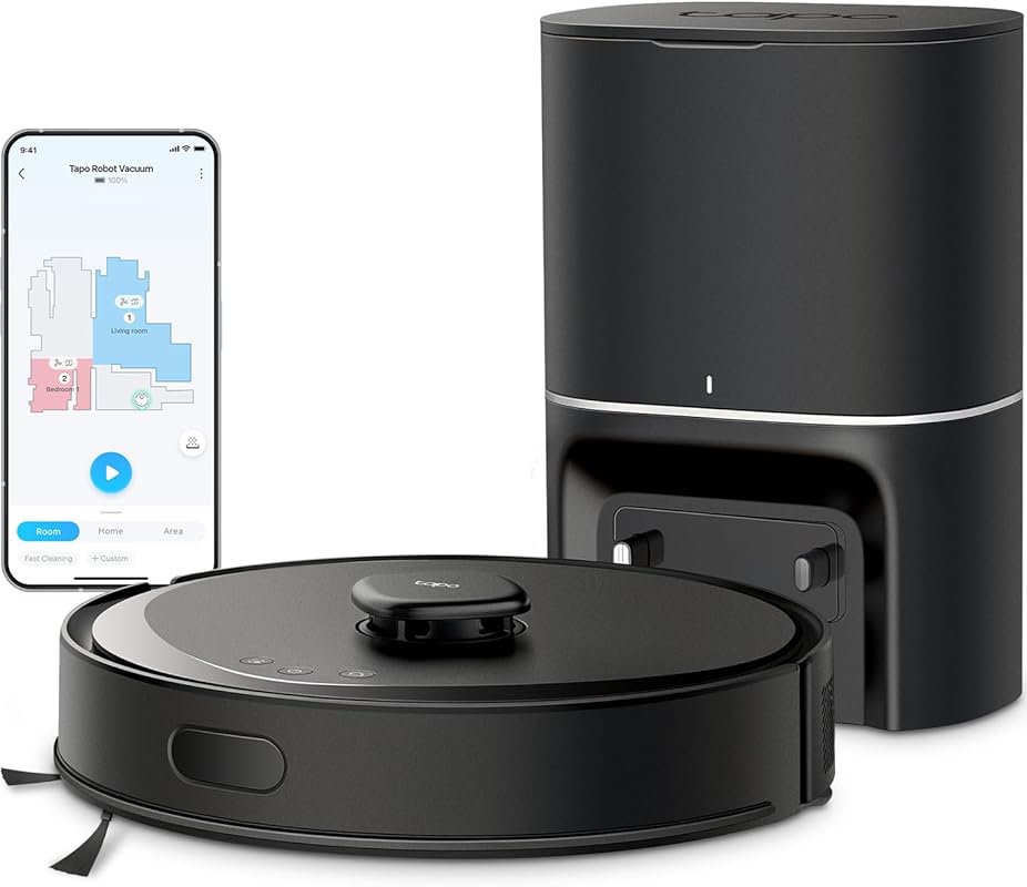 Tapo Automatic Robot Vacuum and Mop with Self-Emptying Dock and LiDAR 