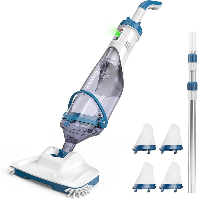 5 Best Above Ground Pool Vacuums for Algae: Quality & Expert Picks 3 ENHULK Cordless Rechargeable Handheld Pool Vacuum for Above Ground Poo