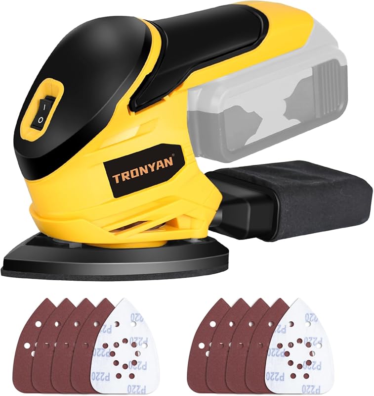 Ultimate 5 Best Cordless Detail Sanders: Expert Picks & Reviews 5 Cordless Detail Sander, DeWalt 20V Compatible (Tool Only), 12000 OPM,