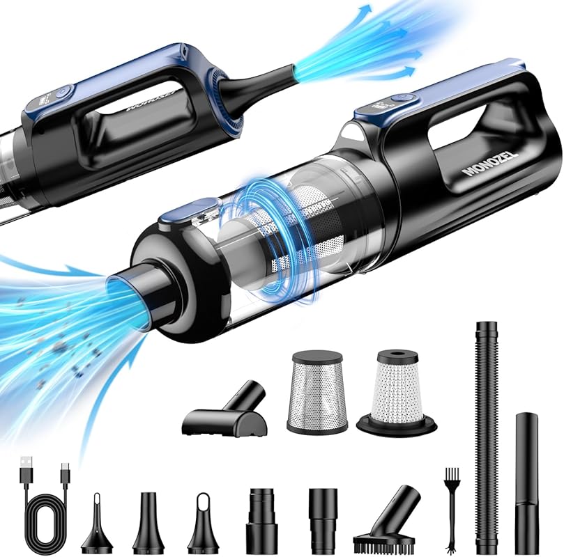 Our Top 5 Best Small Cordless Vacuums: Quality Picks, Expert Tested 4 Portable Cordless Car Vacuum and Air Duster, 2-in-1 Handheld for Home