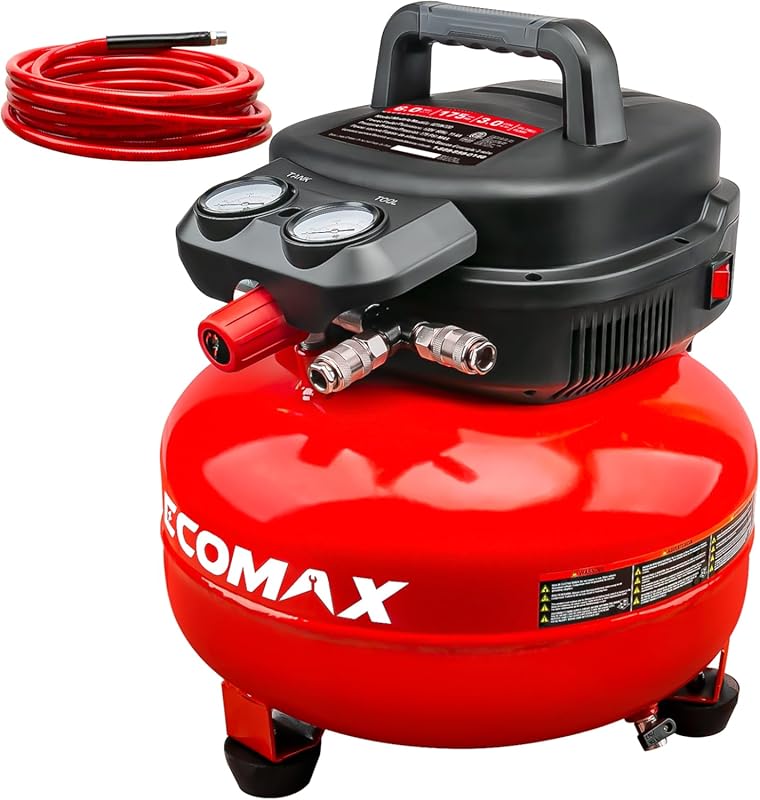 5 Best Pancake Air Compressors for Your Home Garage: Expert Picks 6 6-Gallon Pancake Air Compressor, 175 PSI, 1.5 HP: A Home Garage Essent