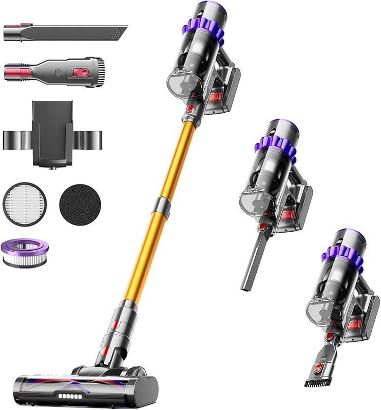 5 Best Carpet Wood Floor Vacuums: Expert Picks for Top Quality 2 Cordless Stick Vacuum: Self-Standing with Long Runtime and Upgraded Br