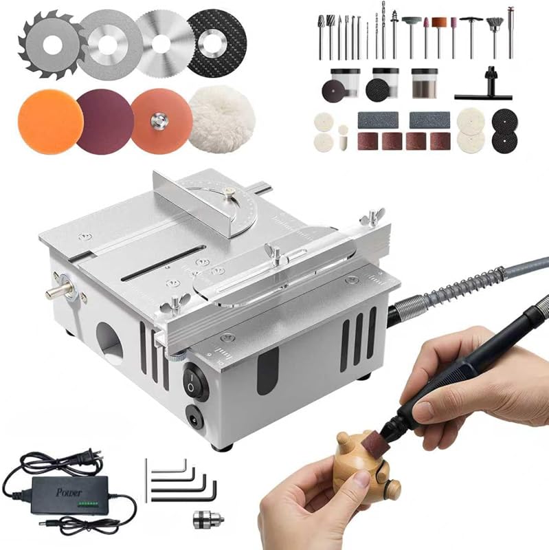 5 Best Mini Table Saws: Expert Picks for Precision & Power 3 Multifunctional Portable Mini Table Saw for Crafts with Adjustable Ang