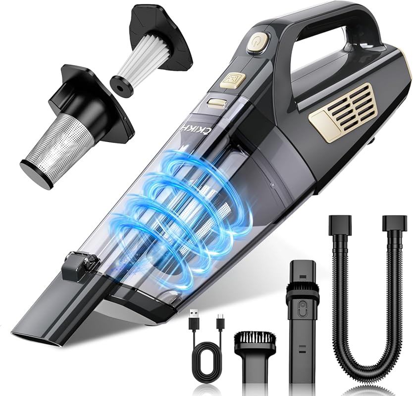 Powerful Cordless Handheld Vacuum, Lightweight and Rechargeable for Ho