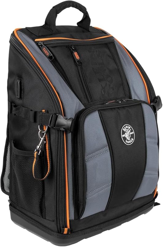 Klein Tools 62482 Tool Backpack, Tool-Station Pro Heavy-Duty Organizer