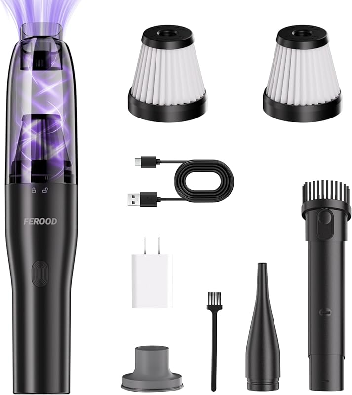 5 Best Battery Operated Handheld Vacuums: Expert Top Picks 2 Cordless Handheld Vacuum for Car, Desk, and Small Spaces, with Powerfu