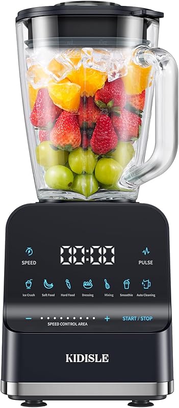 Top 10 Best Blender Glass: Our Expert Selection for Durability 7 Smoothie Blender with 52oz Glass Jar, 9-Speed Touchscreen, Pulse, Ice
