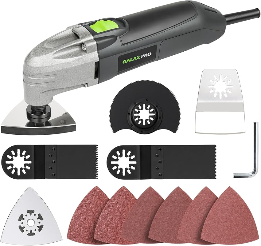 5 Best Oscillating Sanders: Expert-Approved for Flawless Finish 6 GALAX PRO Oscillating Multi Tool with Saw Blades, Sanding Plate, and S