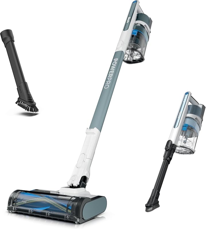 Shark PowerPro Cordless Stick Vacuum: FloorDetect, HEPA Filter, 50-Min