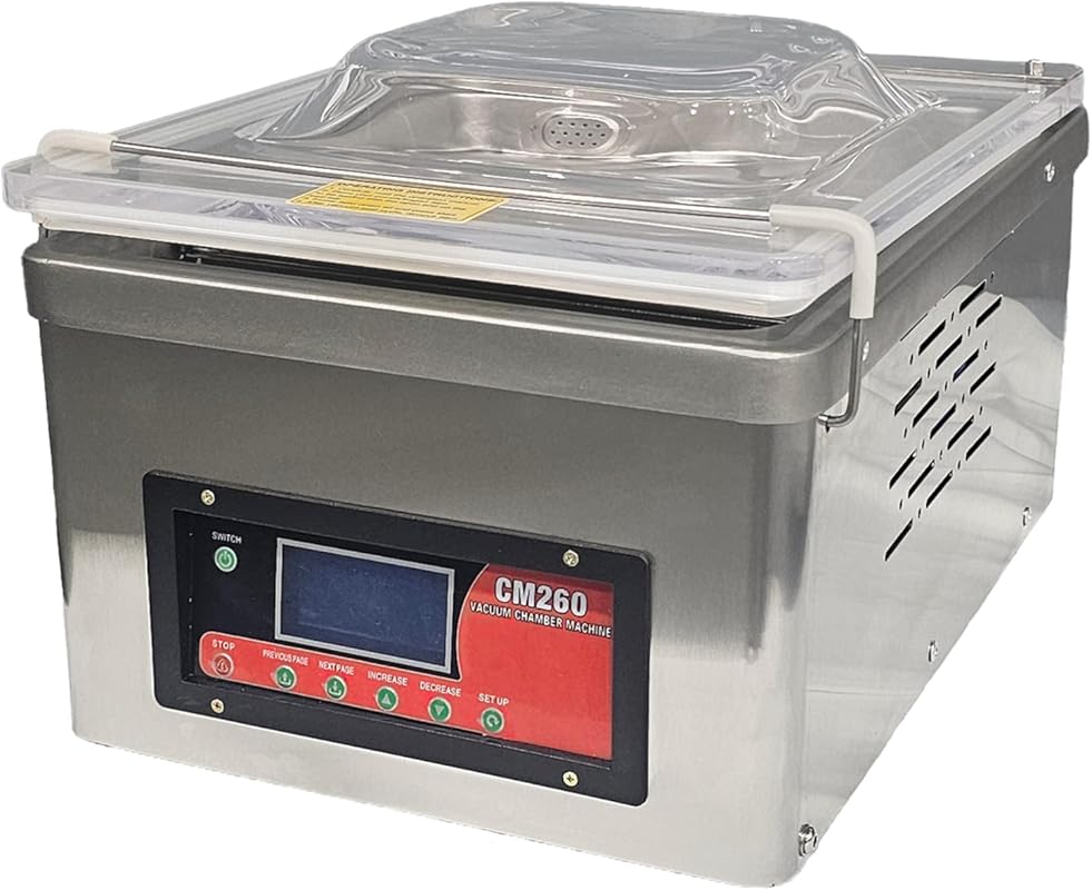CM260 Chamber Vacuum Sealer for Home and Commercial Kitchens with Digi