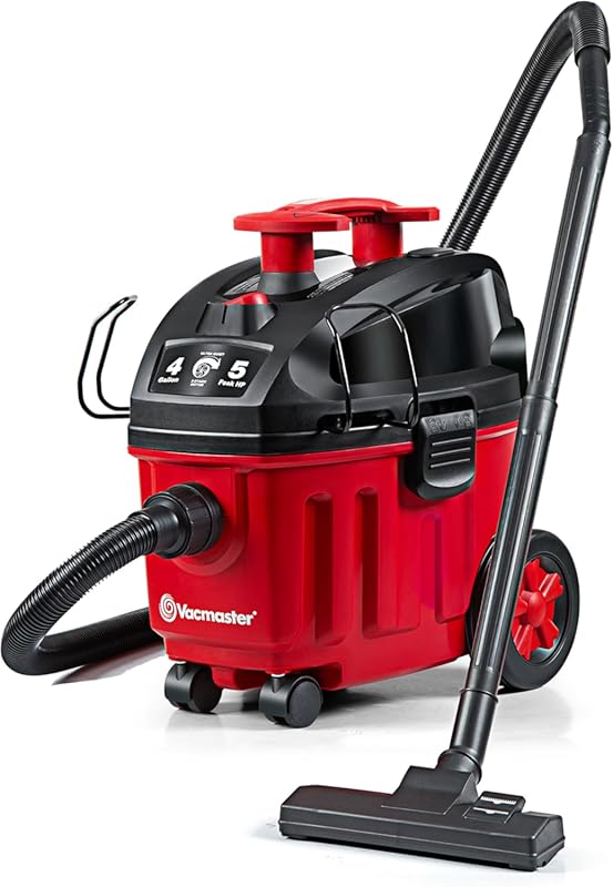 Vacmaster 4-Gallon Wet/Dry Vacuum, perfect for detailed cleaning in ca
