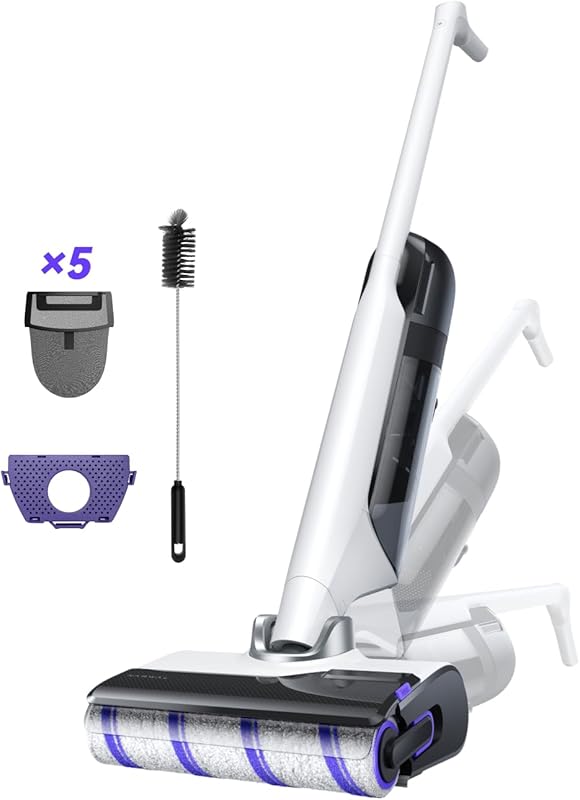 Narwal S30 Cordless Wet Dry Vacuum Mop with Powerful Suction, Self-Cle