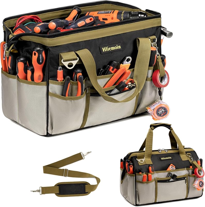 5 Best Tool Bag for Carpenter: Pro-Grade Picks for Durability 5 16.5-Inch Heavy Duty Tool Bag: 32-Pocket Organizer with Adjustable Str