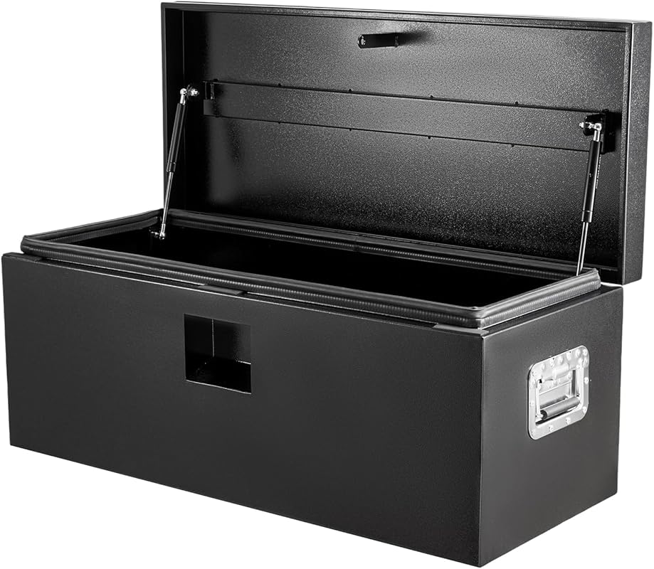 5 Expert Picks: Best Rated Truck Tool Boxes for Quality 2 36-Inch Black Steel Truck Bed Tool Box. Storage Organizer for RV, Trai