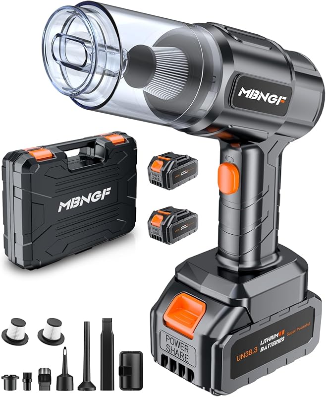 Portable Cordless Handheld Car Vacuum Cleaner: Excellent Power for Aut