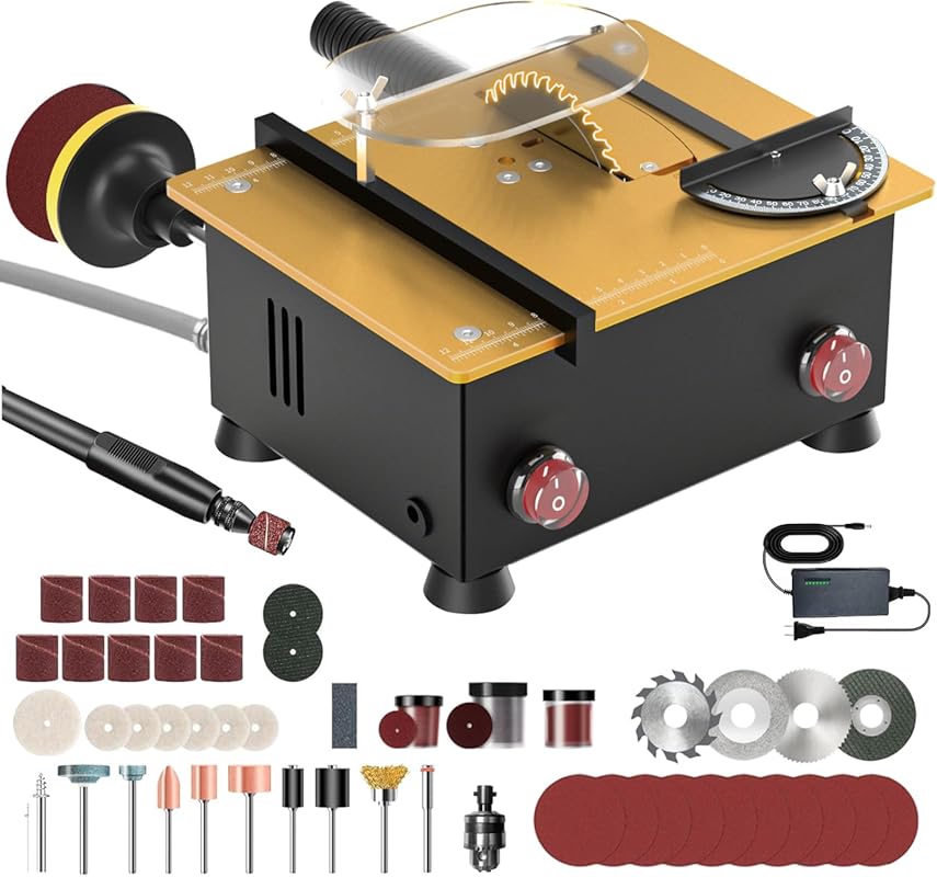 Best Mini Table Saw for DIY Crafts: Adjustable Height and Powerful Per