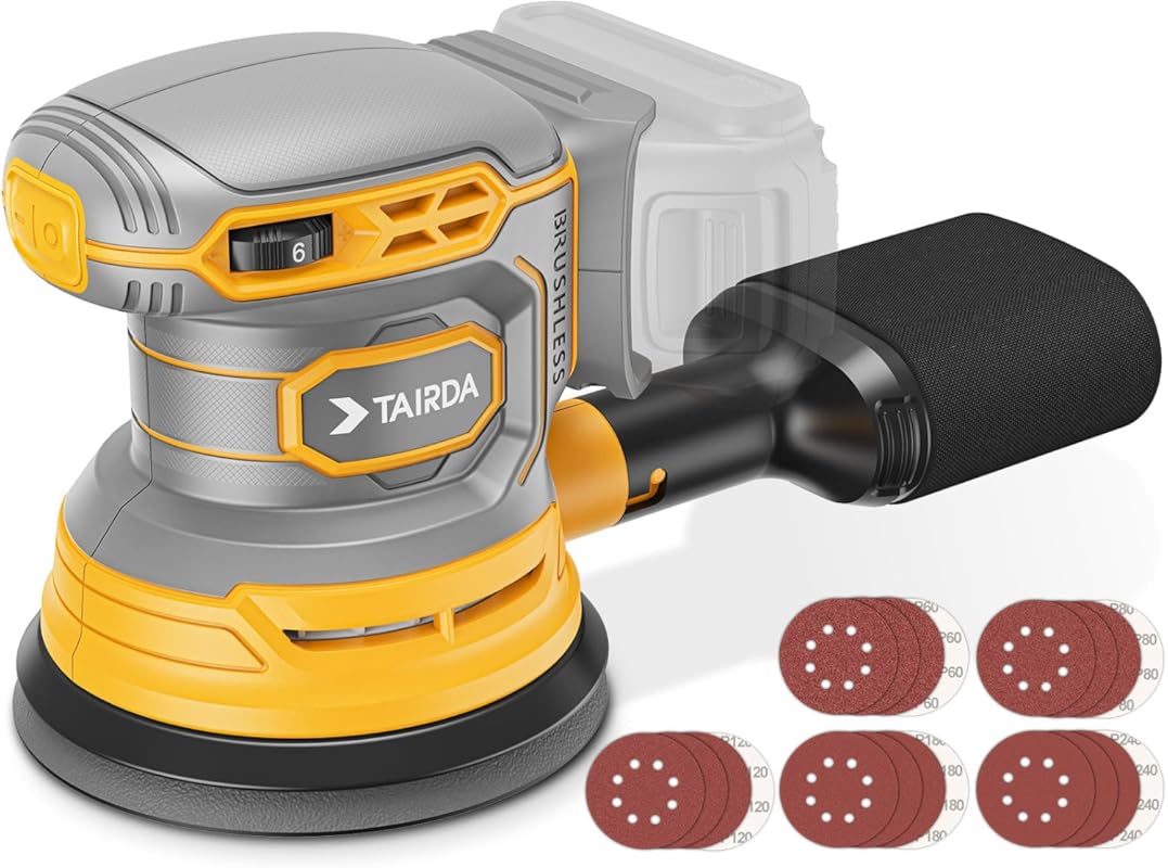 Best Cordless Random Orbital Sander for Dewalt 20V/60V, Variable Speed