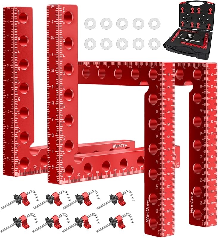 Heavy-Duty Aluminum Alloy 90 Degree Corner Clamps for Woodworking, Ide