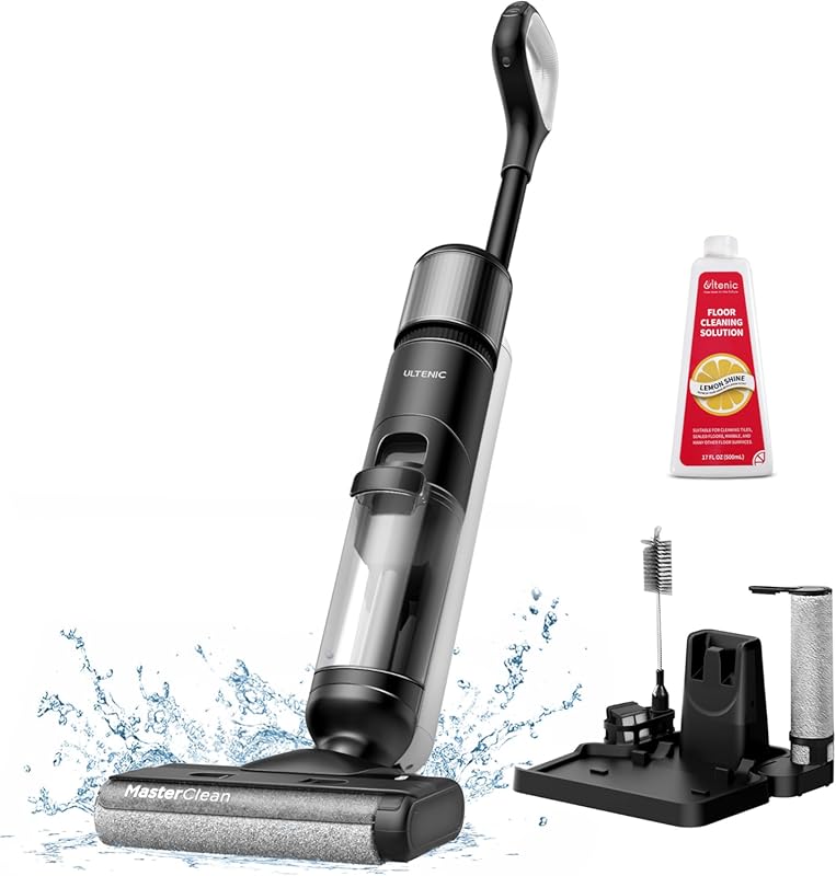 Top 5 Best Cordless Vacuum Mop Combos: Expert-Approved & Worth It! 4 Ultenic Cordless Wet Dry Vacuum Mop Combo with Self-Cleaning and Edge