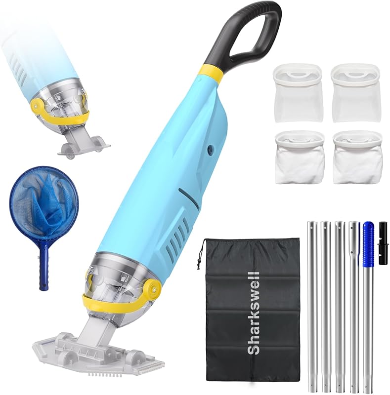 Best Vacuum For Swimming Pool: 5 Expert-Approved Picks 1 Best Cordless Handheld Pool Vacuum with Telescopic Pole for Above Grou