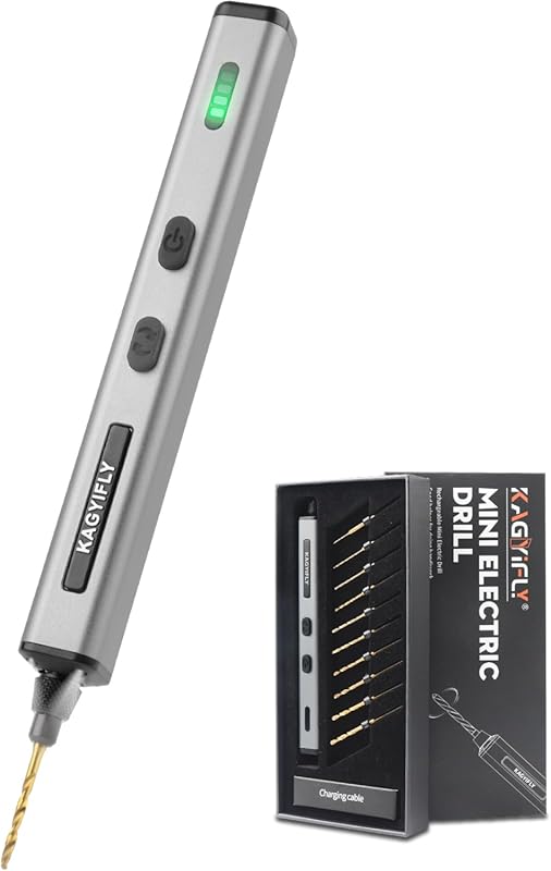 5 Best Drills for Seashells: Expert-Approved & Top-Rated Picks 4 Cordless Mini Drill Pen with 10 Bits, Brushless Motor, 0.2 N·m High To