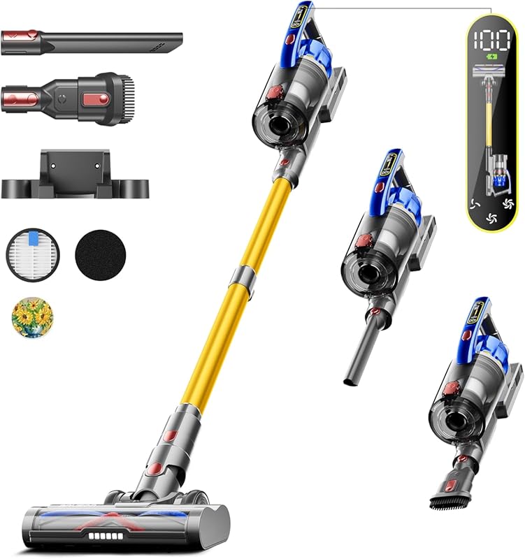 7 Best Cordless Vacuum Cleaners: Expert-Reviewed for Quality 7 Cordless Stick Vacuum Cleaner: 70-Min Runtime, Strong Suction, Dual Ha