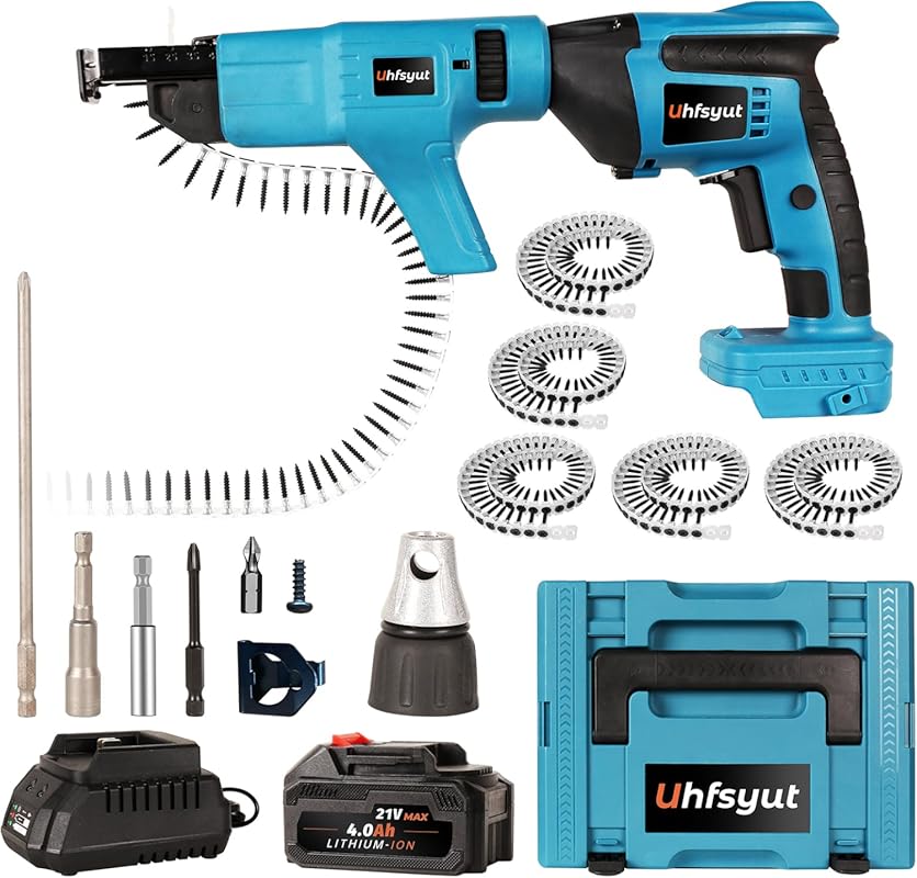 5 Best Drills for Drywall: Expert Picks for Flawless Finishes 3 Cordless Self-Feeding Drywall Screw Gun and Screwdriver Kit with Batte