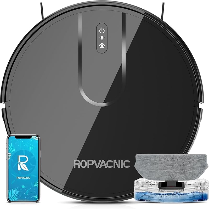 ROPVACNIC Robot Vacuum and Mop Combo with 4000Pa Suction, Personalized
