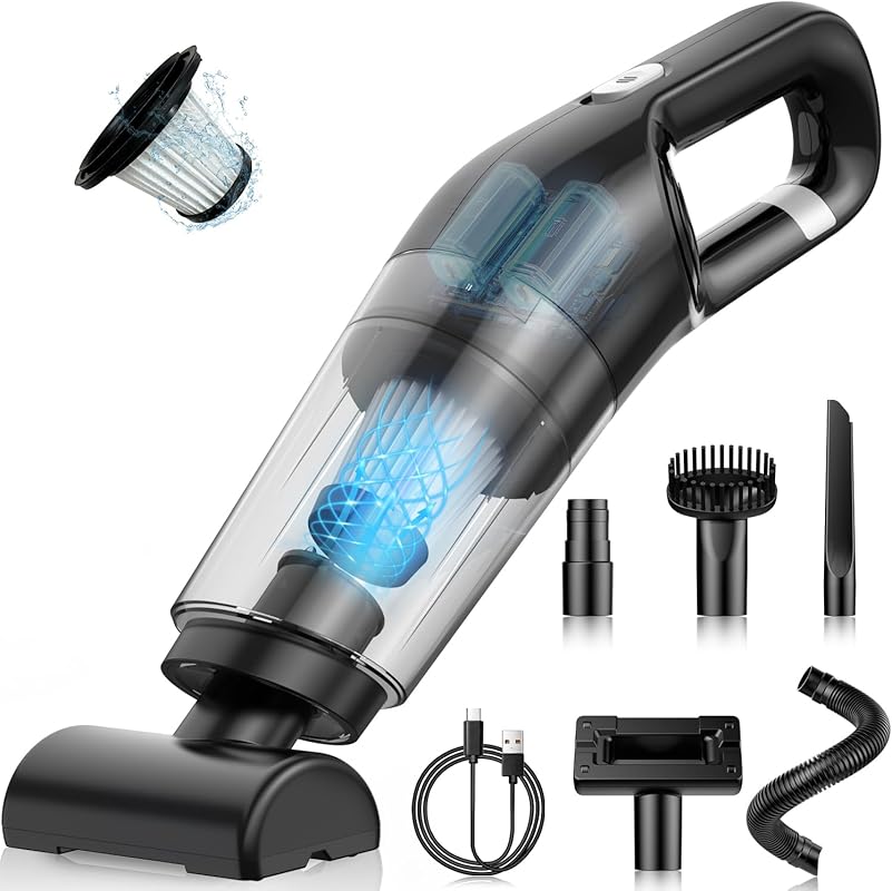 Cordless Handheld Vacuum Cleaner for Pet Hair – Powerful, Portable, Re