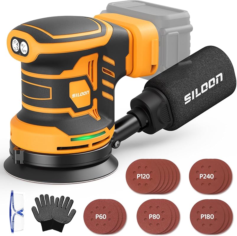 Best Cordless Random Orbital Sander for Dewalt 20V Max, 5-Inch Brushle