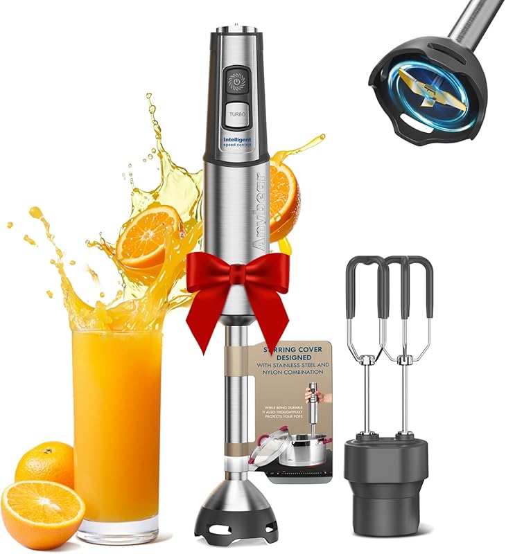 Anybear Immersion Blender, 1100W 2-in