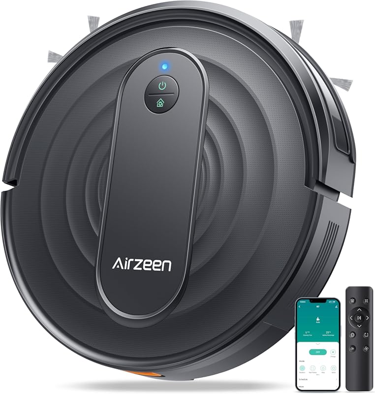 Airzeen R7 Robot Vacuum for Pet Hair and Hard Floors with Carpet Boost