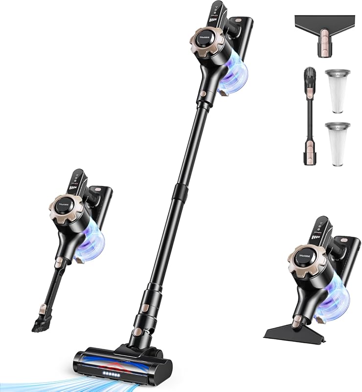 Trucozie Cordless Lightweight Stick Vacuum with 45-Minute Runtime for 