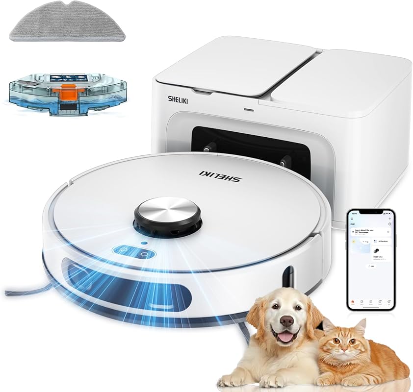 5 Best Robotic Vacuum Mop Combos: Tested for Ultimate Clean 4 Robot Vacuum and Mop Combo: Self-Emptying Base, LiDAR Mapping, Strong