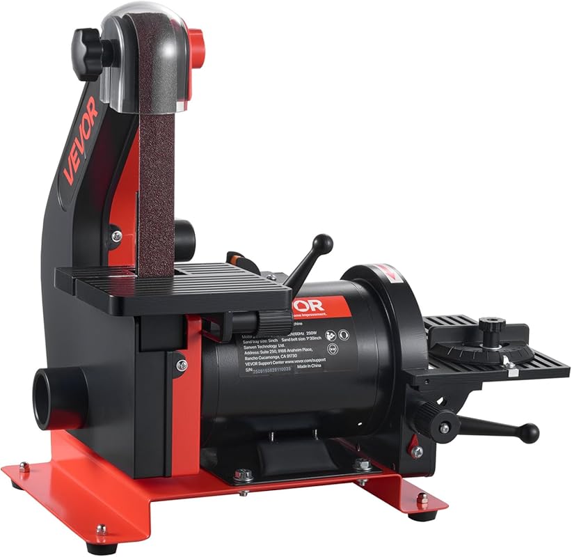The 5 Best 5 Inch Bench Sander: Expert-Rated for Lasting Quality 6 VEVOR Benchtop Belt Disc Sander Combo with 5-Inch Disc and 1x30-Inch B