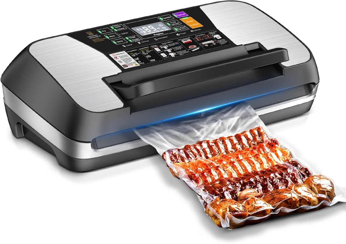 Best Commercial Fully Automatic Vacuum Sealer Machine with Built-in Cu
