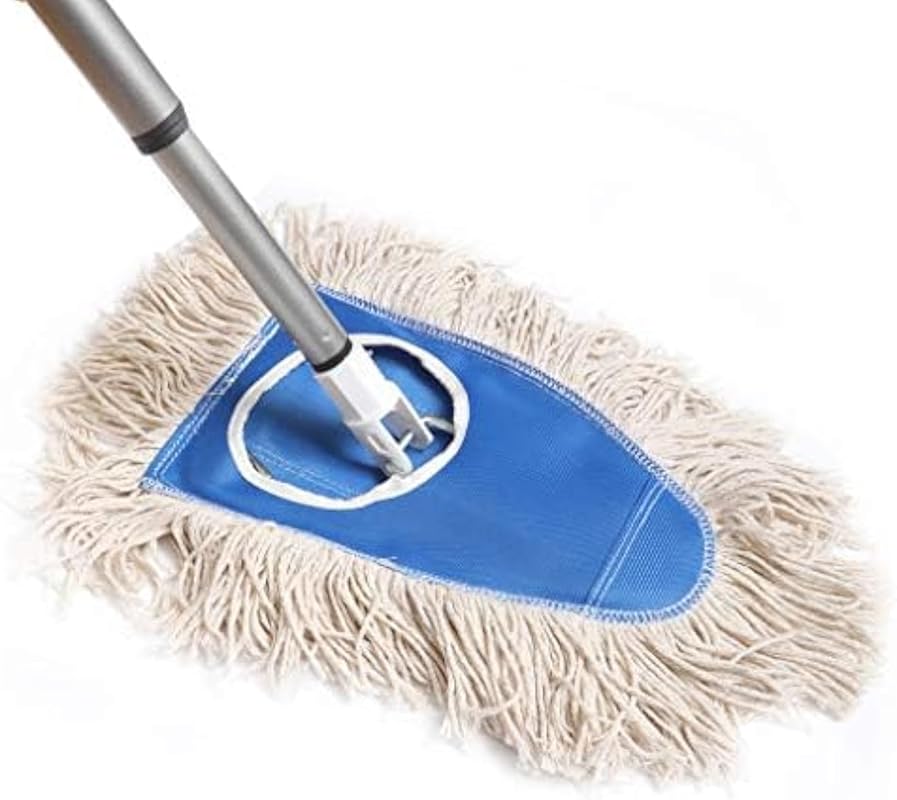 Fuller Brush Dry Mop with Adjustable Handle – Reusable Dust Mop for Ha