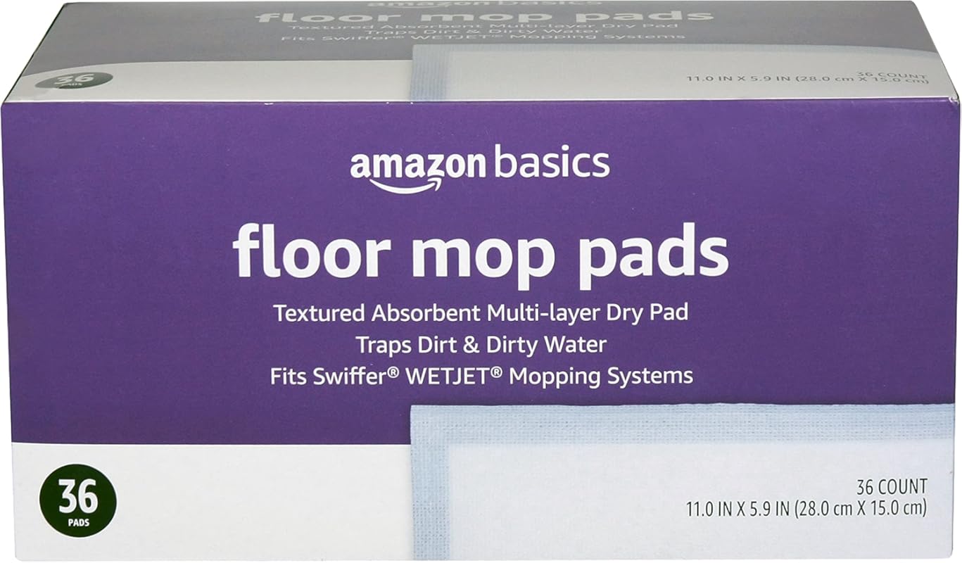 Replacement Mopping Pads for Swiffer WetJet Systems, Great for Hardwoo