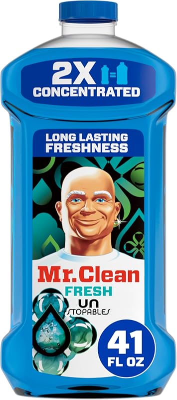Mr. Clean Concentrated Multi-Surface Floor Cleaner with Fresh Scent, P