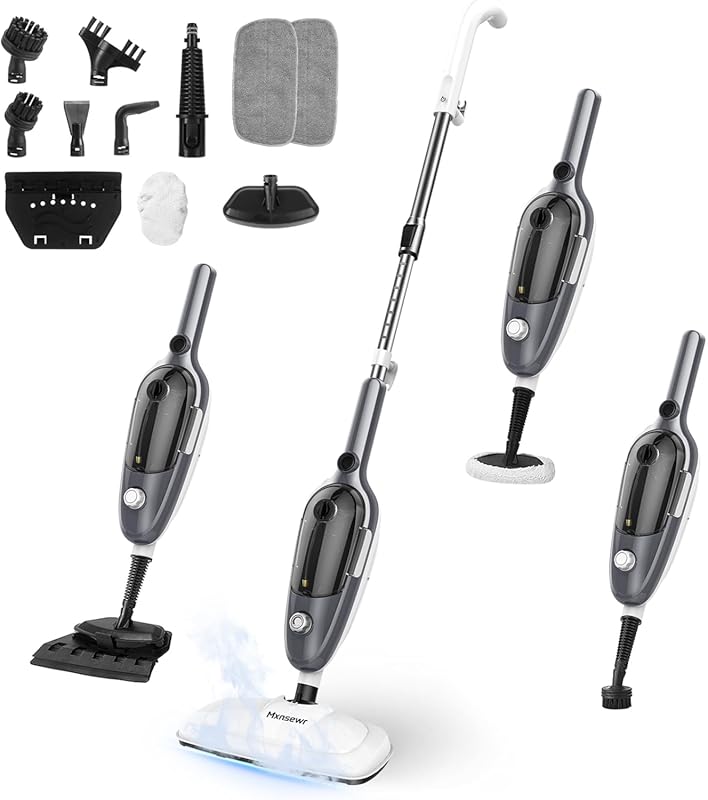 Steam Mop: All-in-One Detachable Floor Steamer. Multi-Purpose Cleaner 